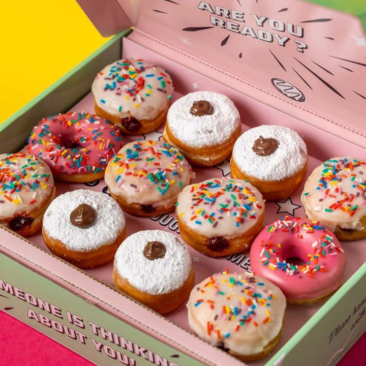 "Caja de regalo para mini donuts "Mini Party