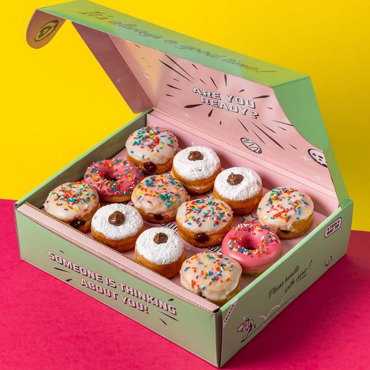 "Caja de regalo para mini donuts "Mini Party