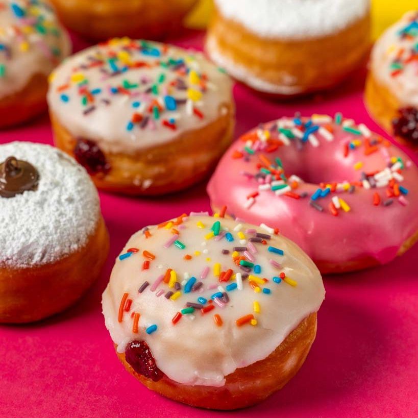 Caja de regalo de donuts "Mini Party" (VG)