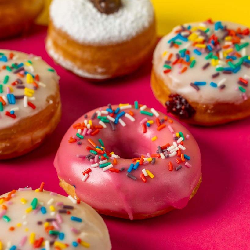 "Caja de regalo para mini donuts "Mini Party