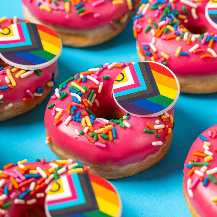 Caja de regalo mini donuts "Especial Mes del Orgullo" (VG)