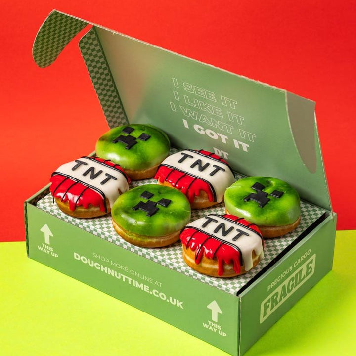 "Minecraft Special" Donut Geschenkbox (vegan)