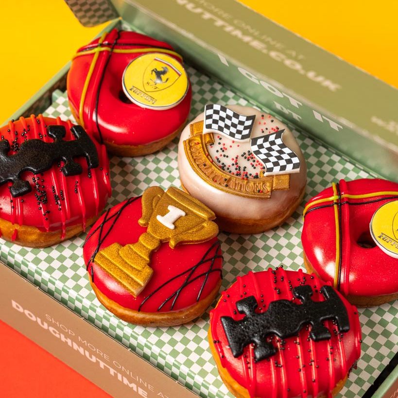 "Racing Special" boîte cadeau de donuts (végétalien)