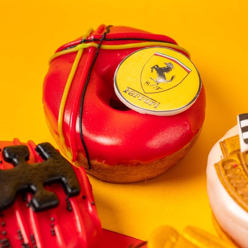 "Racing Special" boîte cadeau de donuts (végétalien)