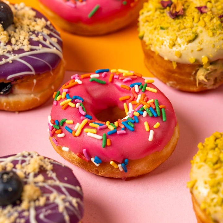 "Caja de regalo mini donuts "Favoritos de Leo