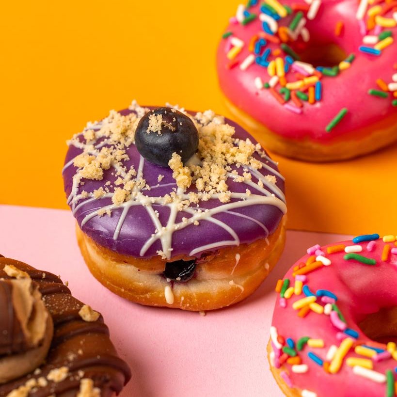 "Caja de regalo mini donuts "Favoritos de Leo