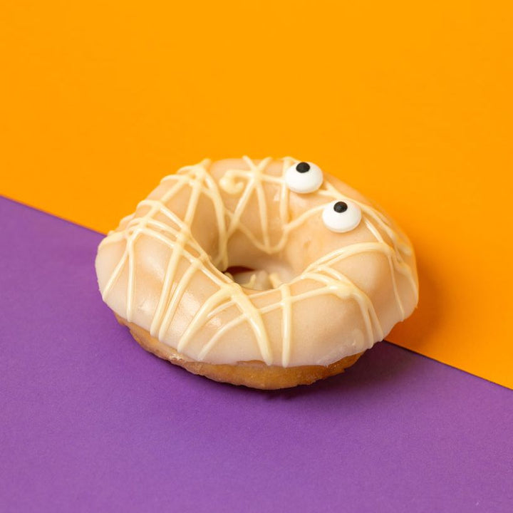 Halloween Office Box XL – 60 Mini-Donuts mit Logo (VG)