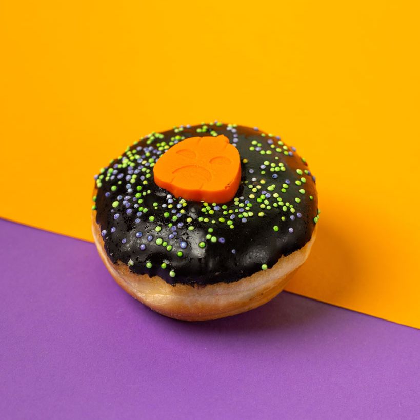 Halloween Mini-Donut Geschenkbox
