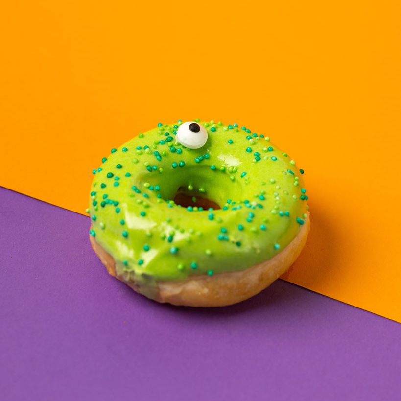 Halloween Mini-Donut Geschenkbox