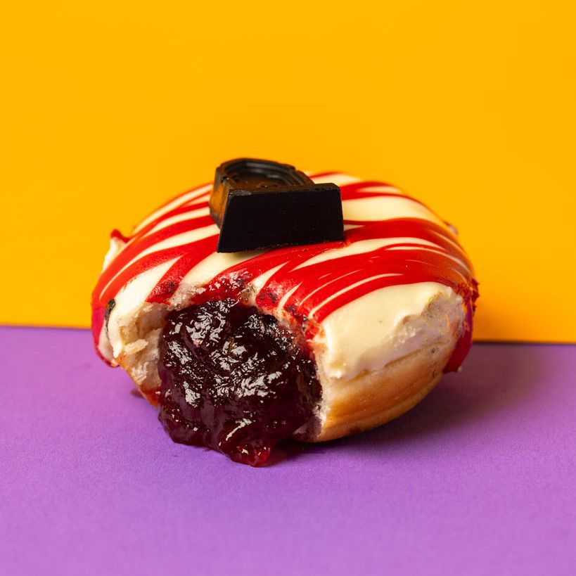 Halloween Mini-Donut Geschenkbox