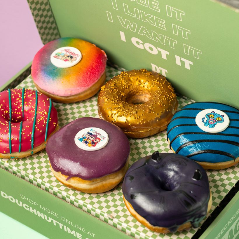 "K-Pop Special" Donut Geschenkbox (vegan)