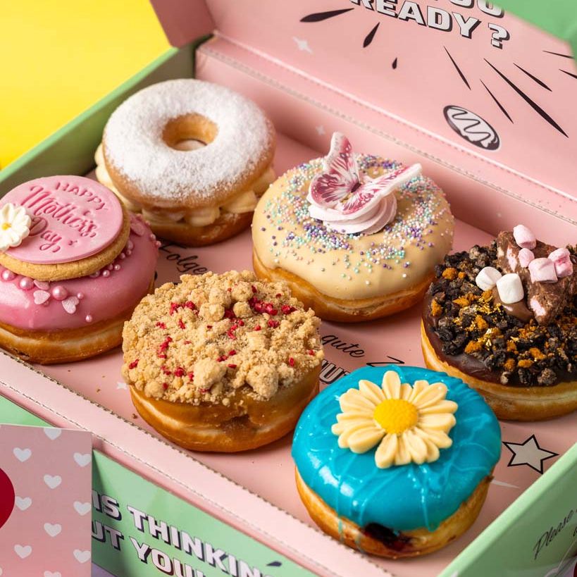 Caja regalo donut vegano "Especial Día de la Madre