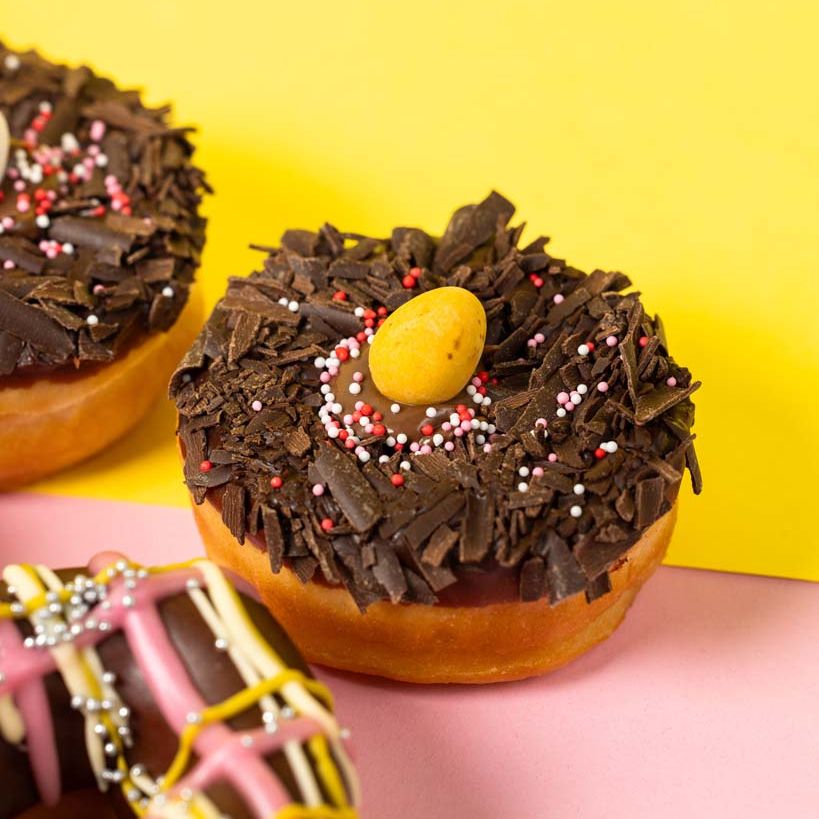 Mini-donut "Spécial Pâques" boîte cadeau (12 pièces)