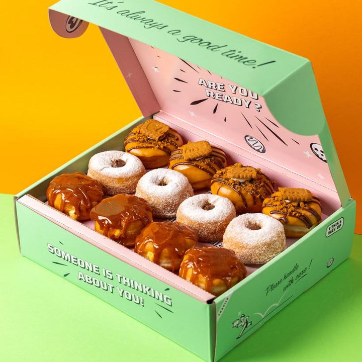 "Caja de regalo mini donuts "Favoritos de Leo