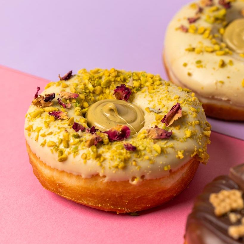 "Leo's Favorites" donut gift box