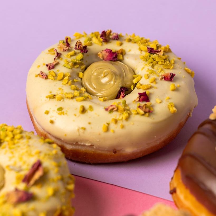 "Leo's Favorites" donut gift box
