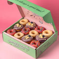 "Pink Party" Mini-Donut Geschenkbox (vegan)