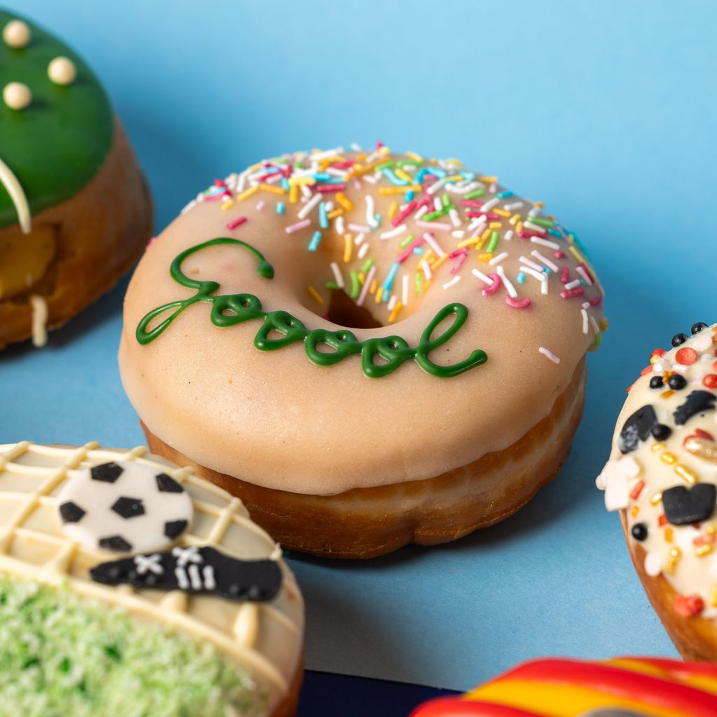 "Fußball-Star" Donut Geschenkbox (vegan)