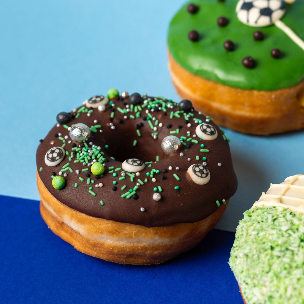 "Fußball-Star" Donut Geschenkbox (vegan)