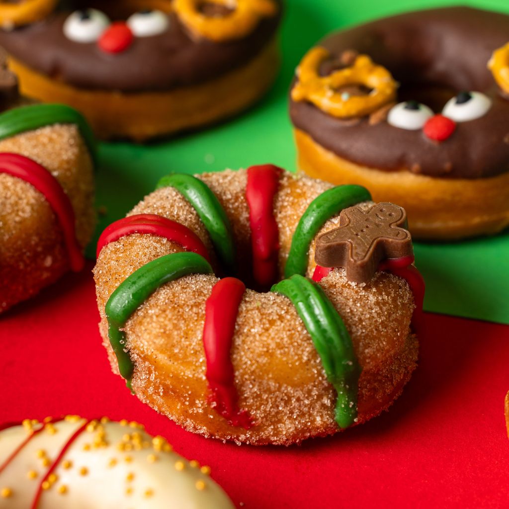 "Weihnachts-Special" Mini-Donut Geschenkbox (vegan)