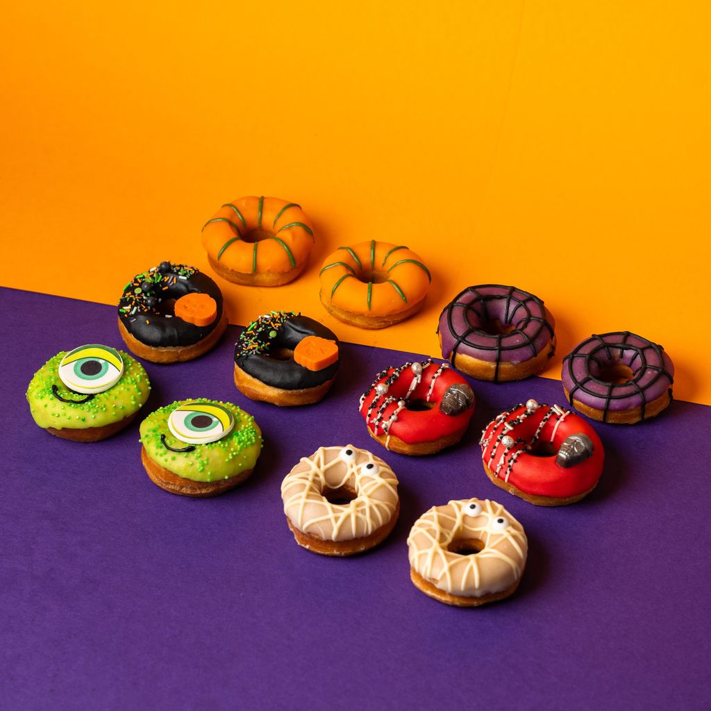 "Halloween-Special" Mini-Donut Geschenkbox (vegan)