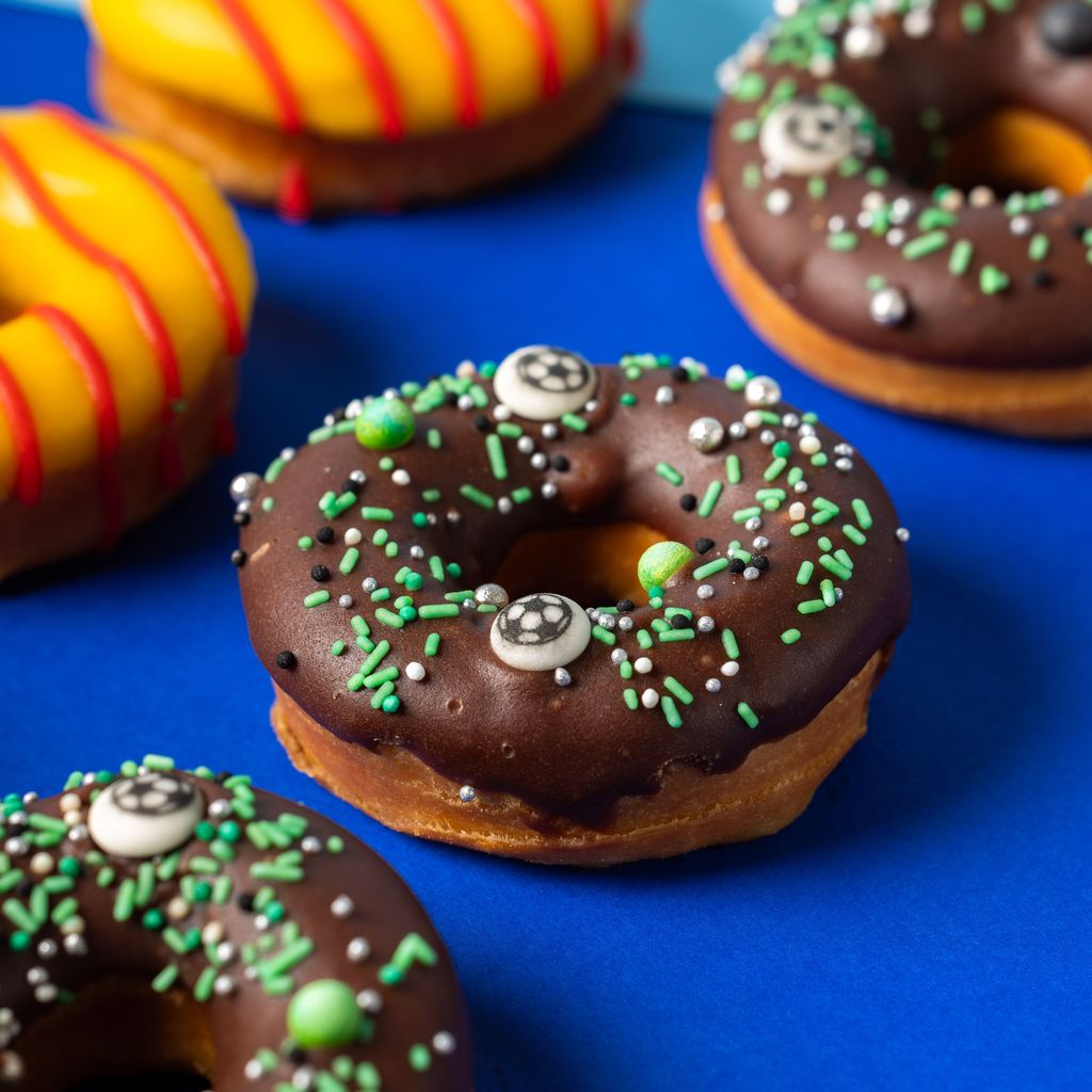 "Fußball-Star" Mini-Donut Geschenkbox